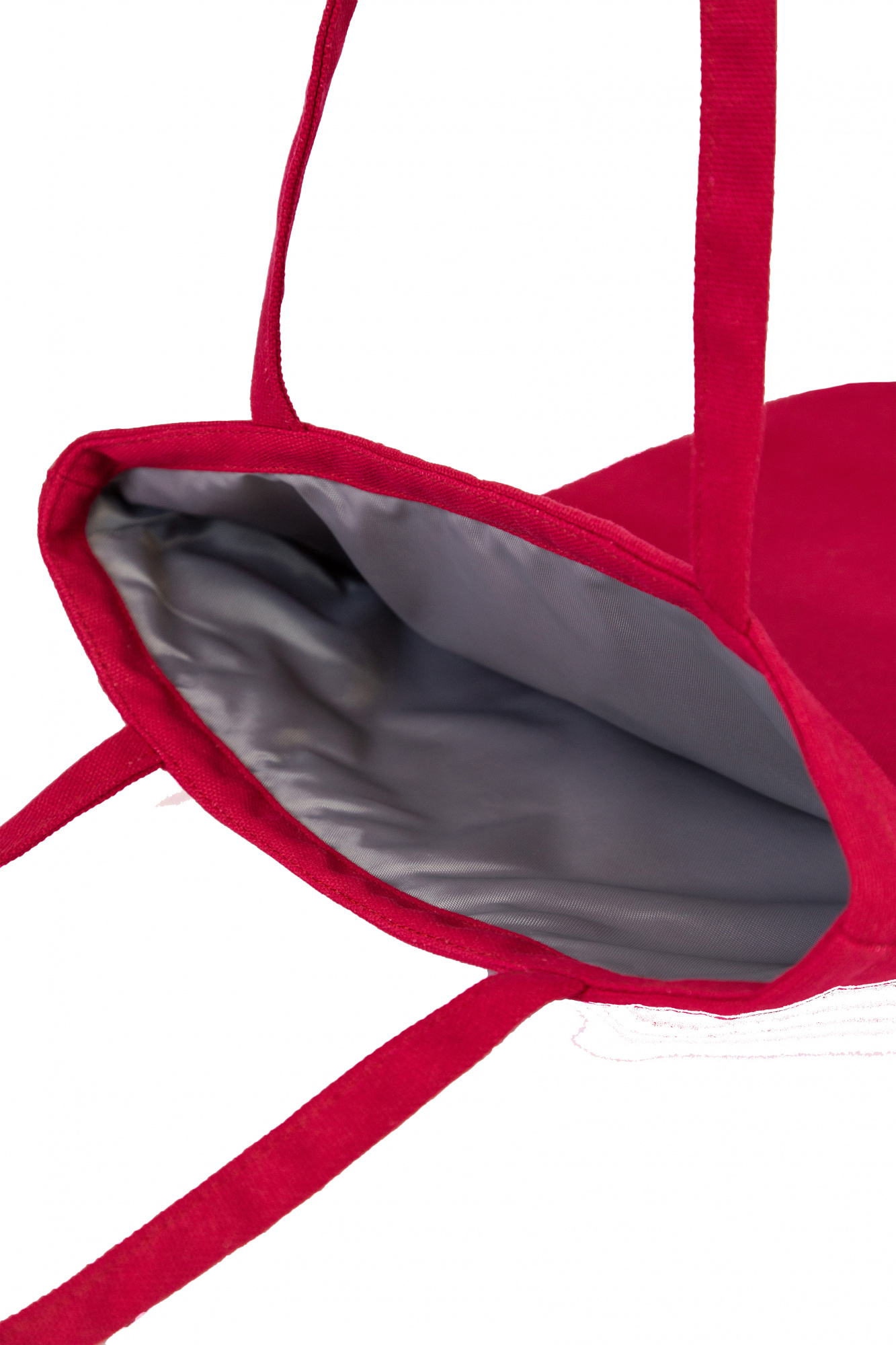 Шоппер 2 простой  красный